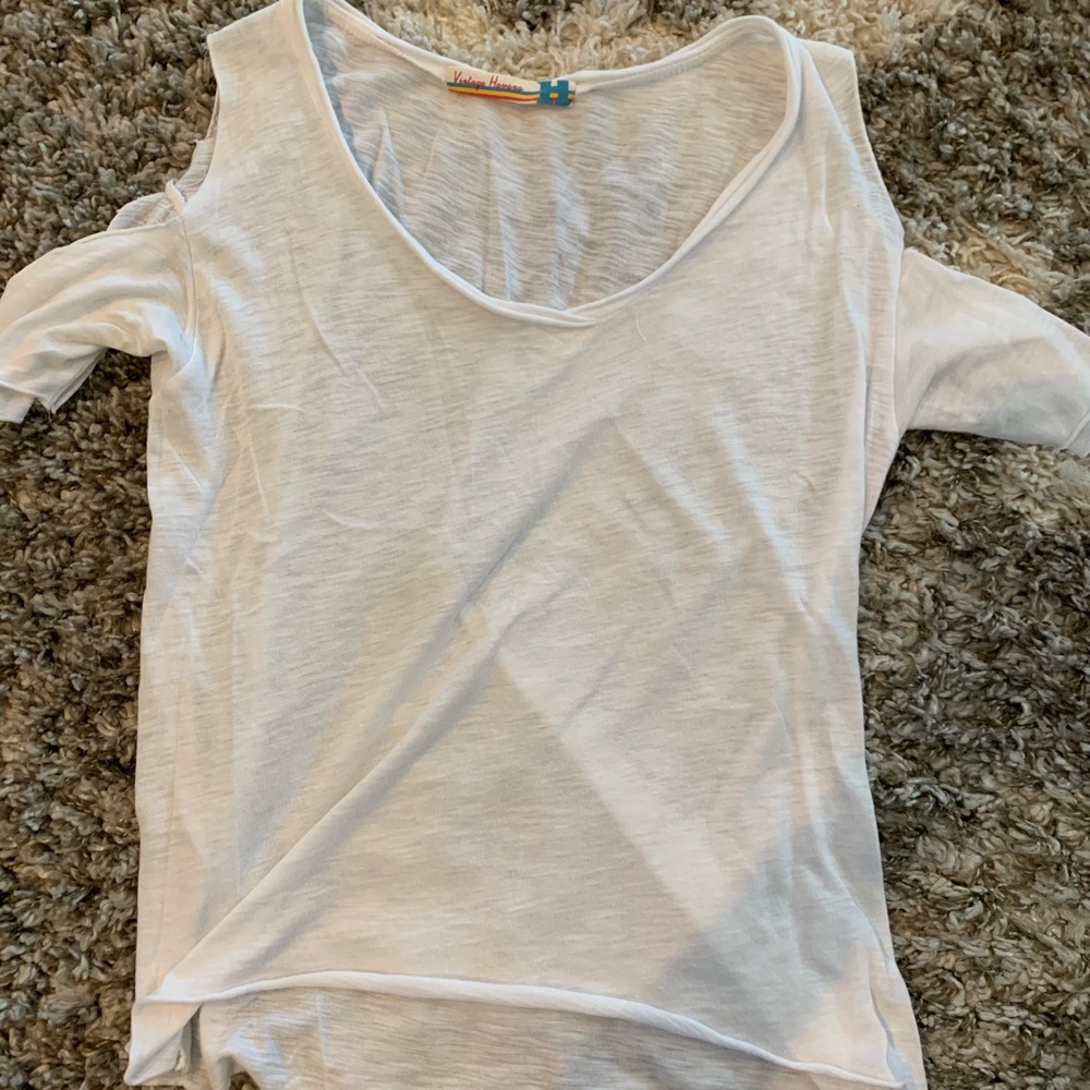 Vintage Havana cold shoulder top